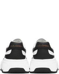 Chaussures de sport blanches et noires Dolce & Gabbana