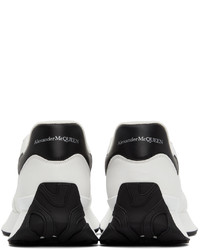 Chaussures de sport blanches et noires Alexander McQueen