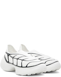 Chaussures de sport blanches et noires Givenchy
