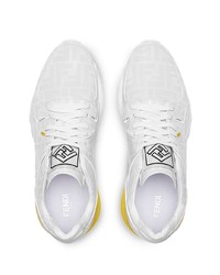 Chaussures de sport blanches Fendi