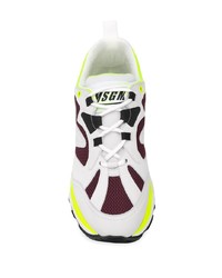 Chaussures de sport blanches MSGM