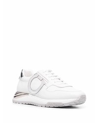 Chaussures de sport blanches Salvatore Ferragamo