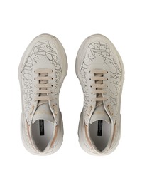 Chaussures de sport blanches Dolce & Gabbana