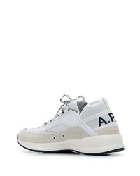 Chaussures de sport blanches A.P.C.