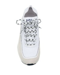 Chaussures de sport blanches A.P.C.