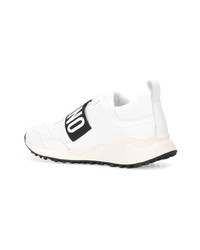 Chaussures de sport blanches Moschino