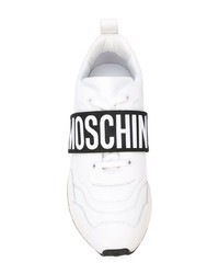 Chaussures de sport blanches Moschino