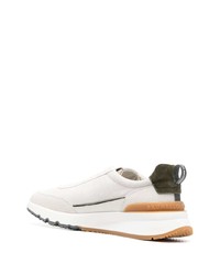 Chaussures de sport blanches Brunello Cucinelli