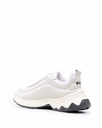 Chaussures de sport blanches MSGM