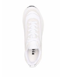 Chaussures de sport blanches MSGM