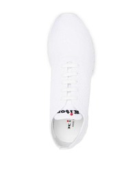 Chaussures de sport blanches Kiton