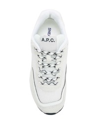 Chaussures de sport blanches A.P.C.