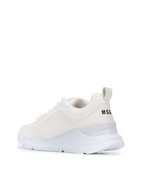 Chaussures de sport blanches MSGM