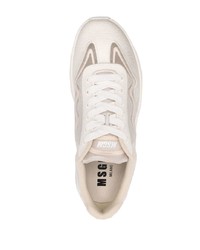 Chaussures de sport blanches MSGM