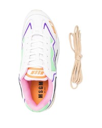 Chaussures de sport blanches MSGM