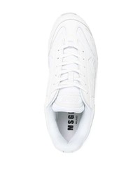 Chaussures de sport blanches MSGM