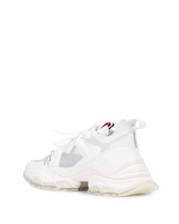 Chaussures de sport blanches Moncler