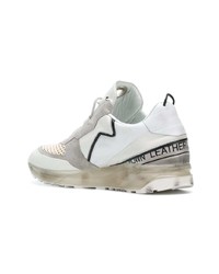 Chaussures de sport blanches Leather Crown