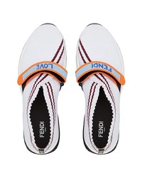 Chaussures de sport blanches Fendi