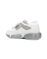 Chaussures de sport blanches Prada