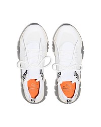 Chaussures de sport blanches Versace