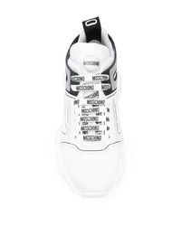 Chaussures de sport blanches Moschino