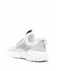 Chaussures de sport blanches Moschino