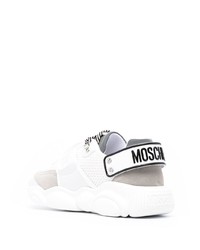 Chaussures de sport blanches Moschino