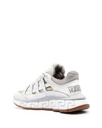 Chaussures de sport blanches Versace