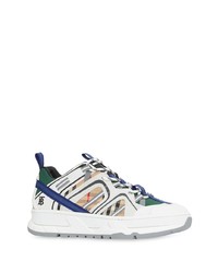 Chaussures de sport blanches Burberry