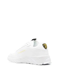 Chaussures de sport blanches Automobili Lamborghini