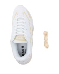 Chaussures de sport blanches MSGM