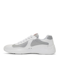 Chaussures de sport blanches Prada