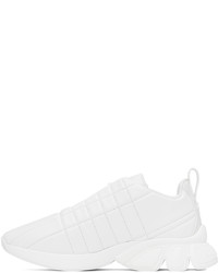 Chaussures de sport blanches Burberry