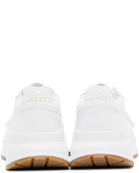 Chaussures de sport blanches Burberry