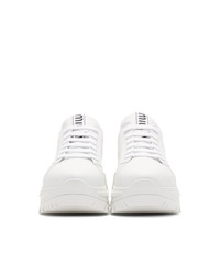 Chaussures de sport blanches Miu Miu