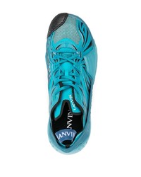 Chaussures de sport bleu canard Lanvin