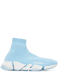 Chaussures de sport bleu clair Balenciaga