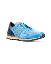 Chaussures de sport bleu clair Valentino