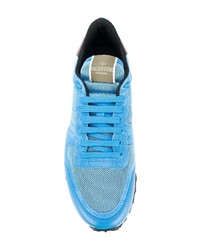 Chaussures de sport bleu clair Valentino