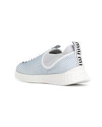 Chaussures de sport bleu clair Miu Miu