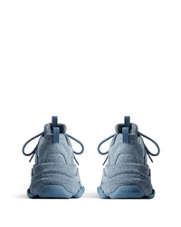 Chaussures de sport bleu clair Balenciaga