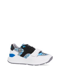 Chaussures de sport bleu clair Burberry