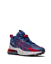 Chaussures de sport bleu et rouge Nike