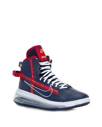 Chaussures de sport bleu et rouge Nike