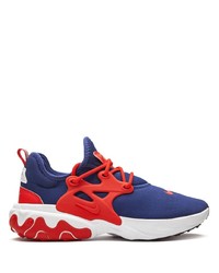 Chaussures de sport bleu et rouge Nike