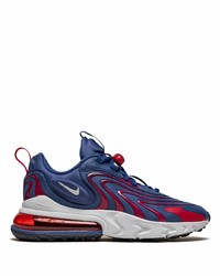 Chaussures de sport bleu et rouge Nike