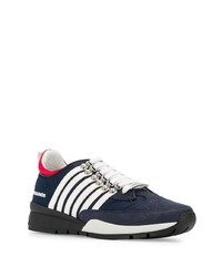 Chaussures de sport bleu marine et blanc DSQUARED2