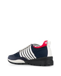 Chaussures de sport bleu marine et blanc DSQUARED2