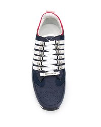 Chaussures de sport bleu marine et blanc DSQUARED2